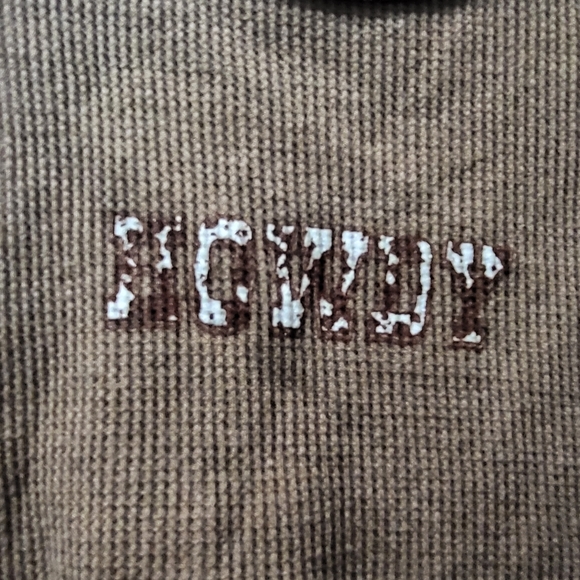 OG Babe "Howdy" brown Crop top Size S - Picture 3 of 6